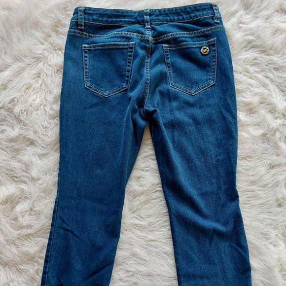 Michael Kors Women's Izzy Skinny Mid Rise Pants Size: 4 - Picture 3 of 11